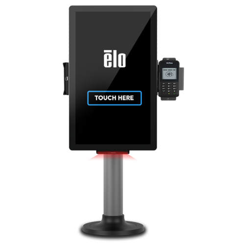 Elo self-service kiosk with payment terminal