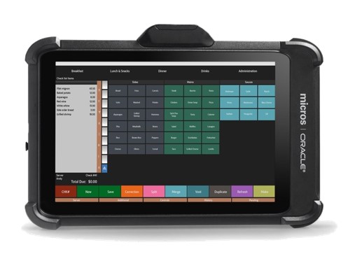 Oracle MICROS Tablet 700 Series mobile POS tablet